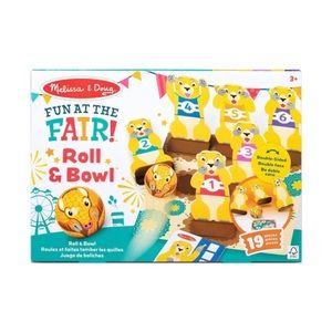 NEW Melissa & Doug Fun at the Fair! Wooden Armadillo Roll & Bowl Prairie Dog